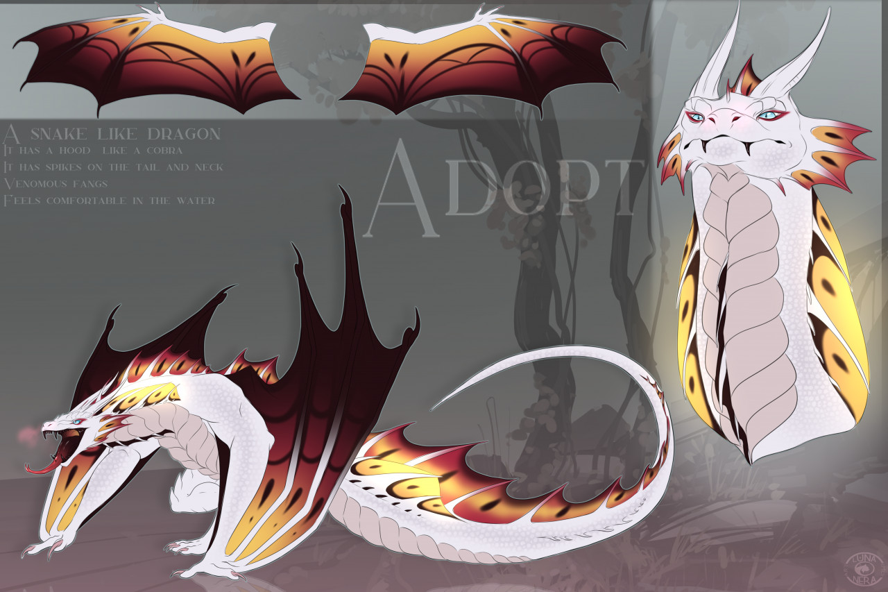 Adopt Dragon predator of the skies (Open) by Ana-the-dragoness