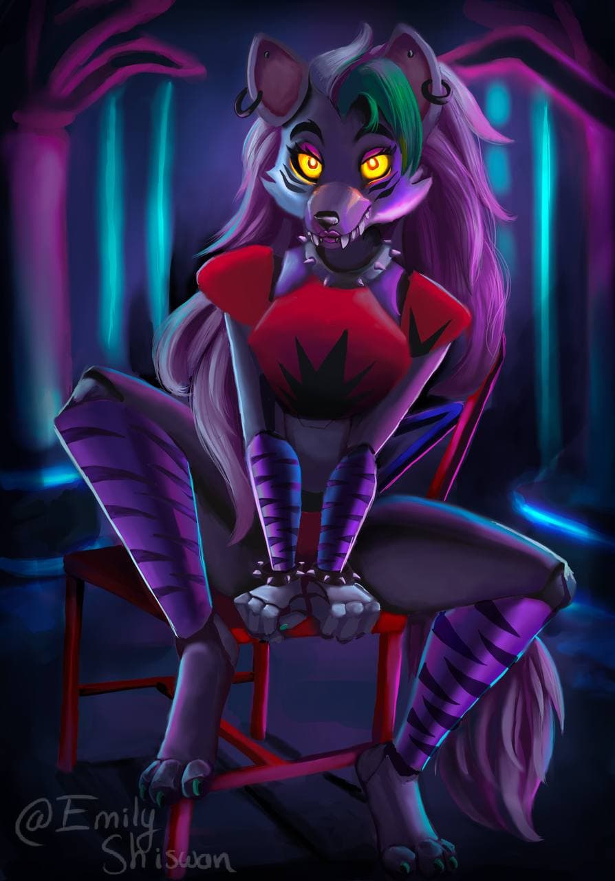 Roxanne Wolf (FanArt Security Breach) by EmilyPawWild25 -- Fur Affinity  [dot] net