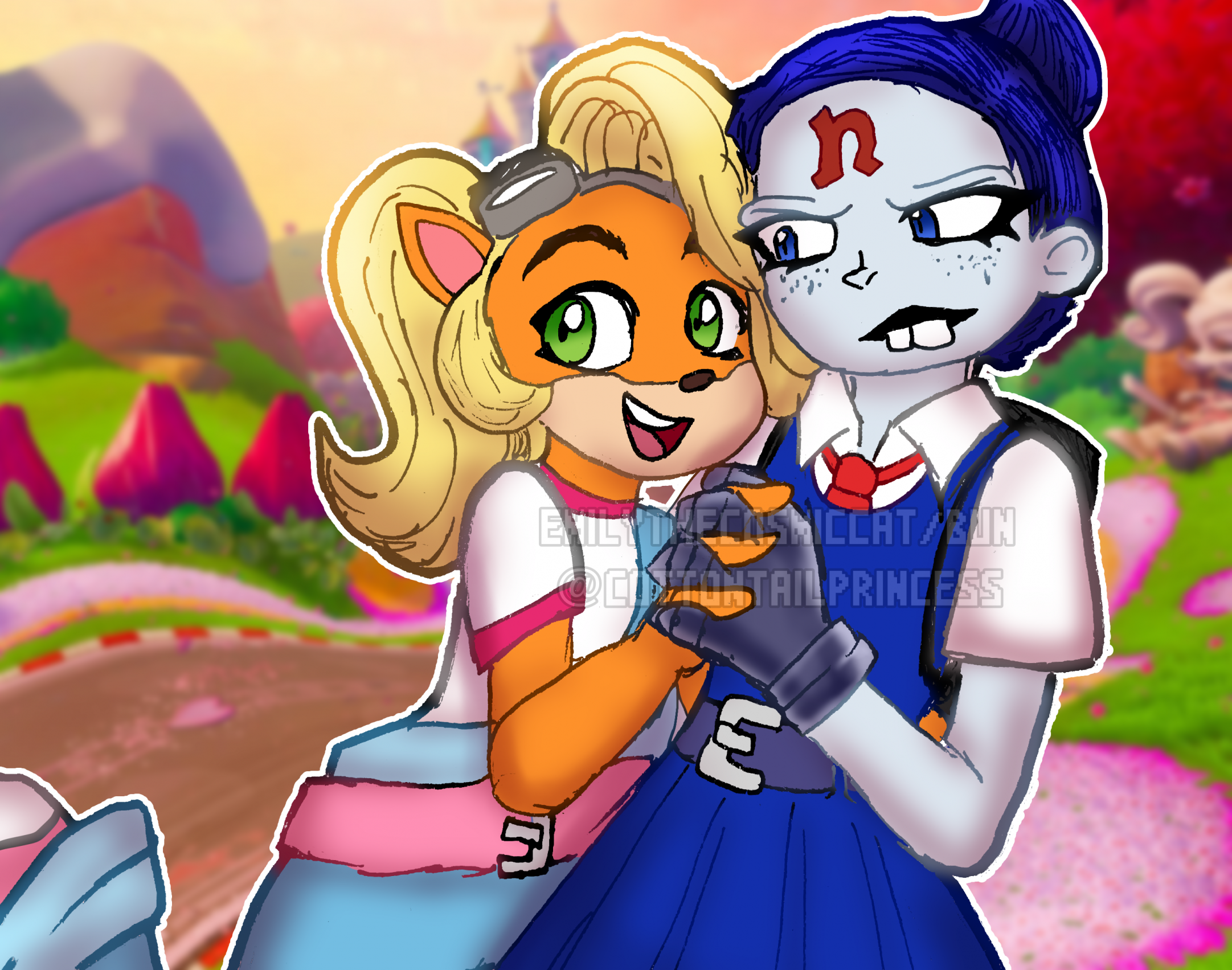 Coco x Nina by EmilyTheCosmicCat -- Fur Affinity [dot] net