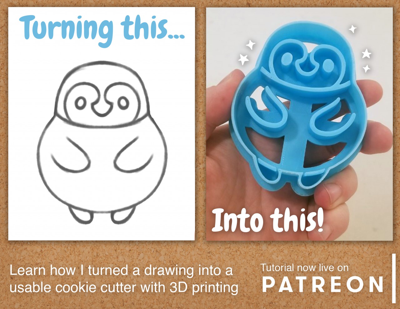 Patreon Tutorial - 3D Printing a Cookie by EmilyThePenguin -- Affinity [dot] net
