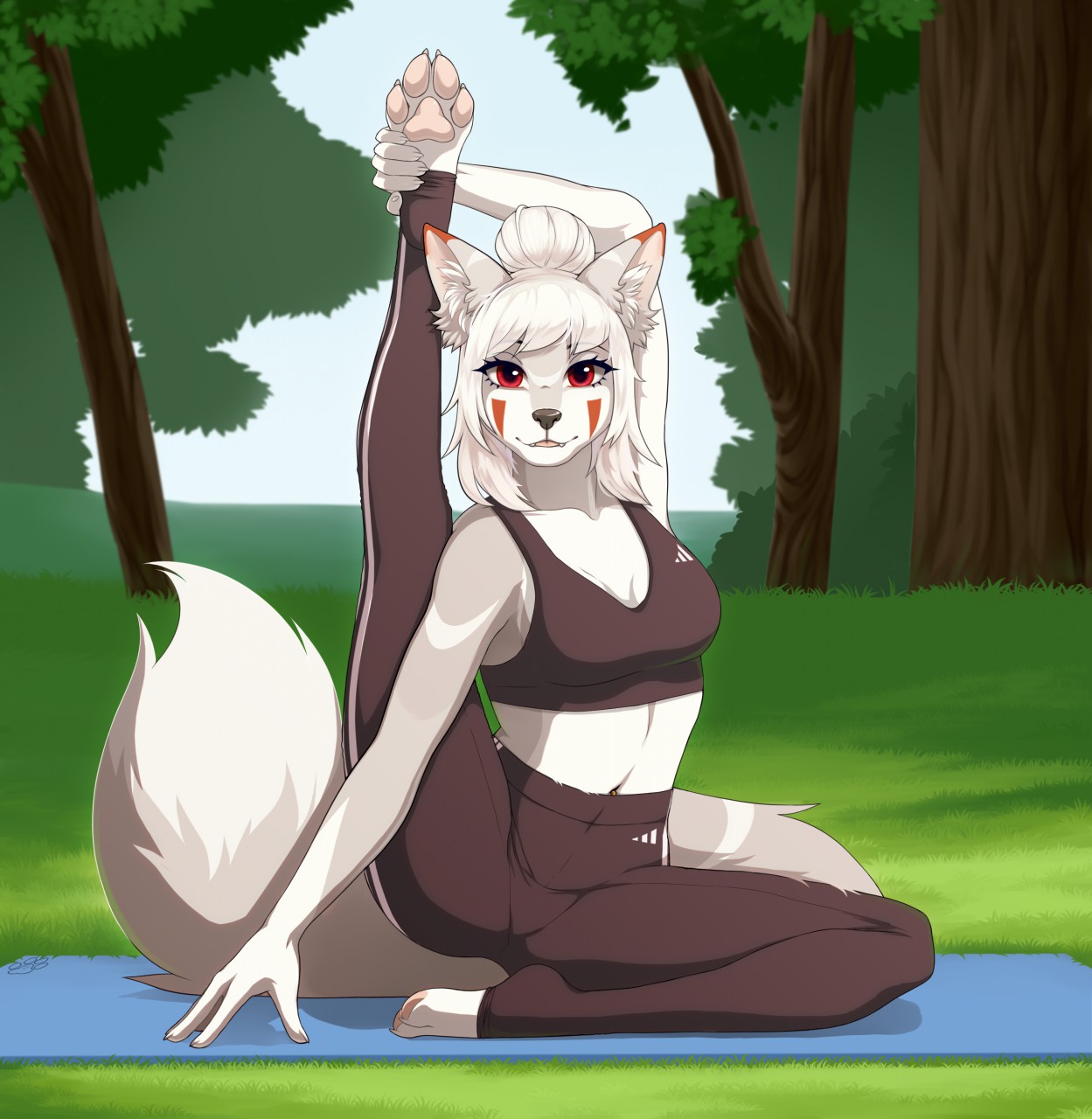 Furry yoga clearance pants