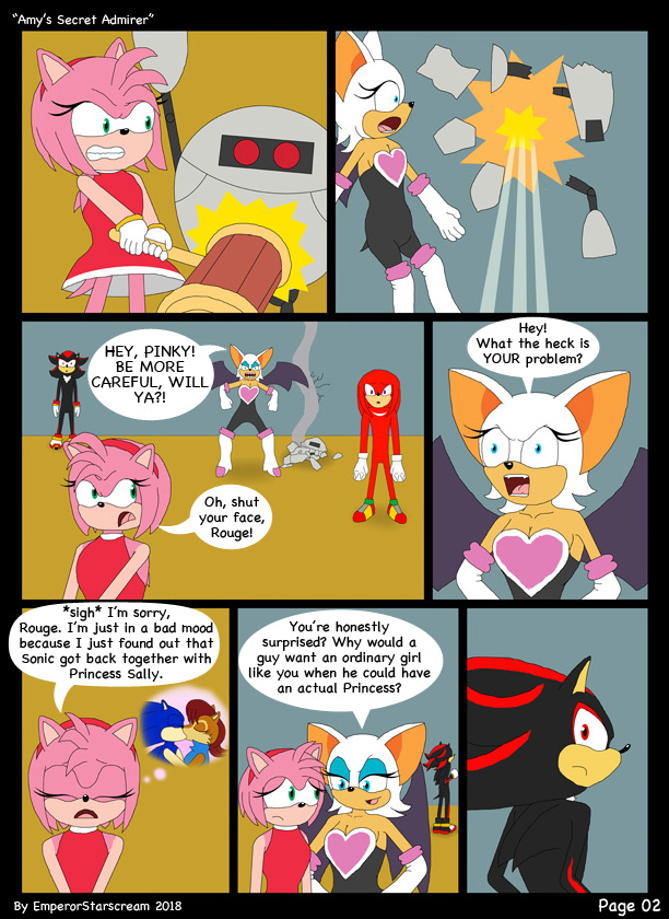 Amy's Secret Admirer (Sonic x Amy Comic Dub) 