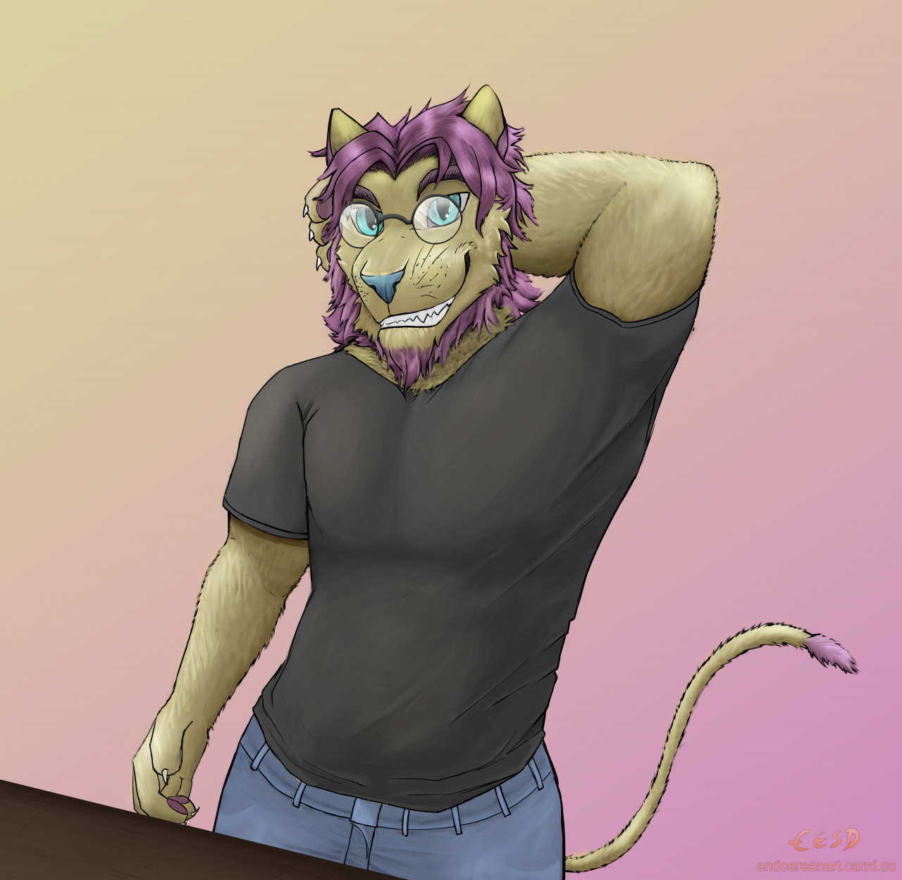 Lion boy commission by EndoEreanArt Fur Affinity [dot] net