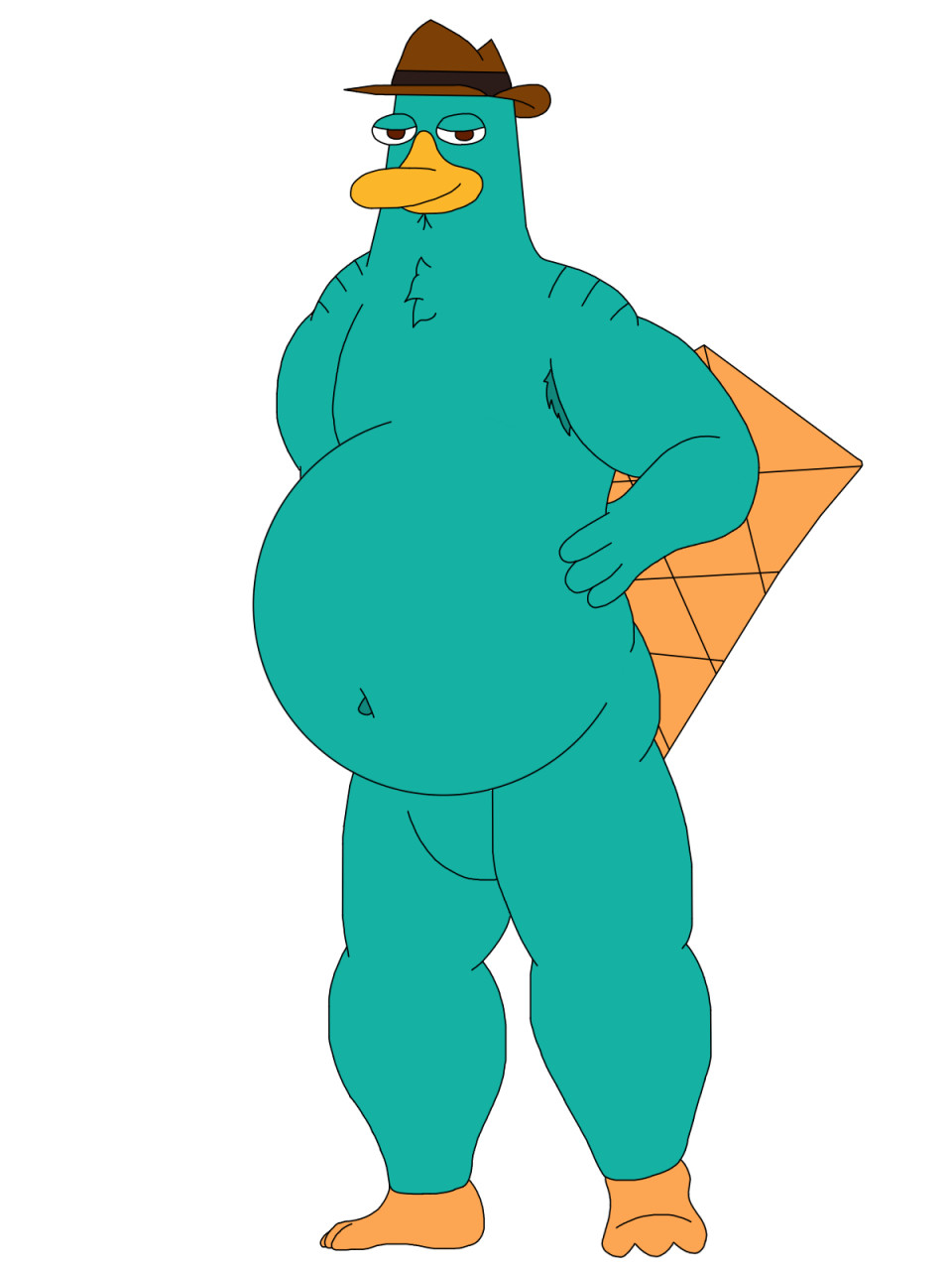 Fat perry the platypus