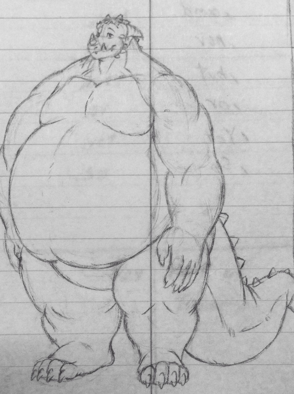 Fat People Sketch  Drawing Skill