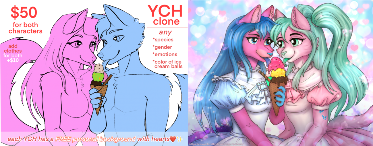 YCH clone - Yammy for two