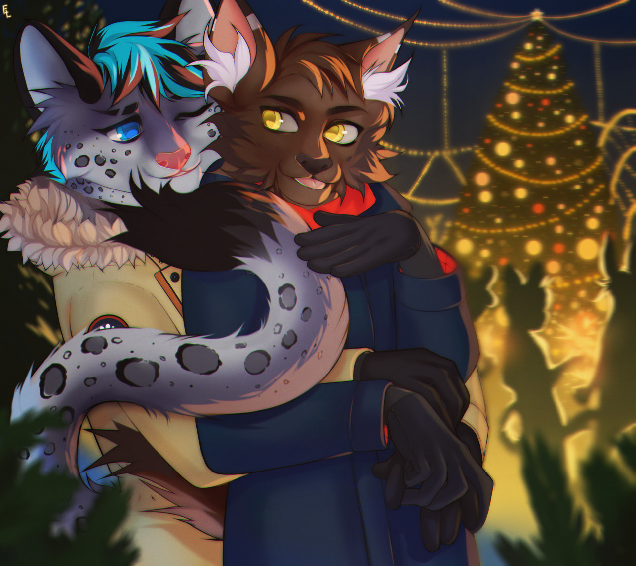 Finished YCH for Snow_Flake by Epsie_Loon -- Fur Affinity [dot] net