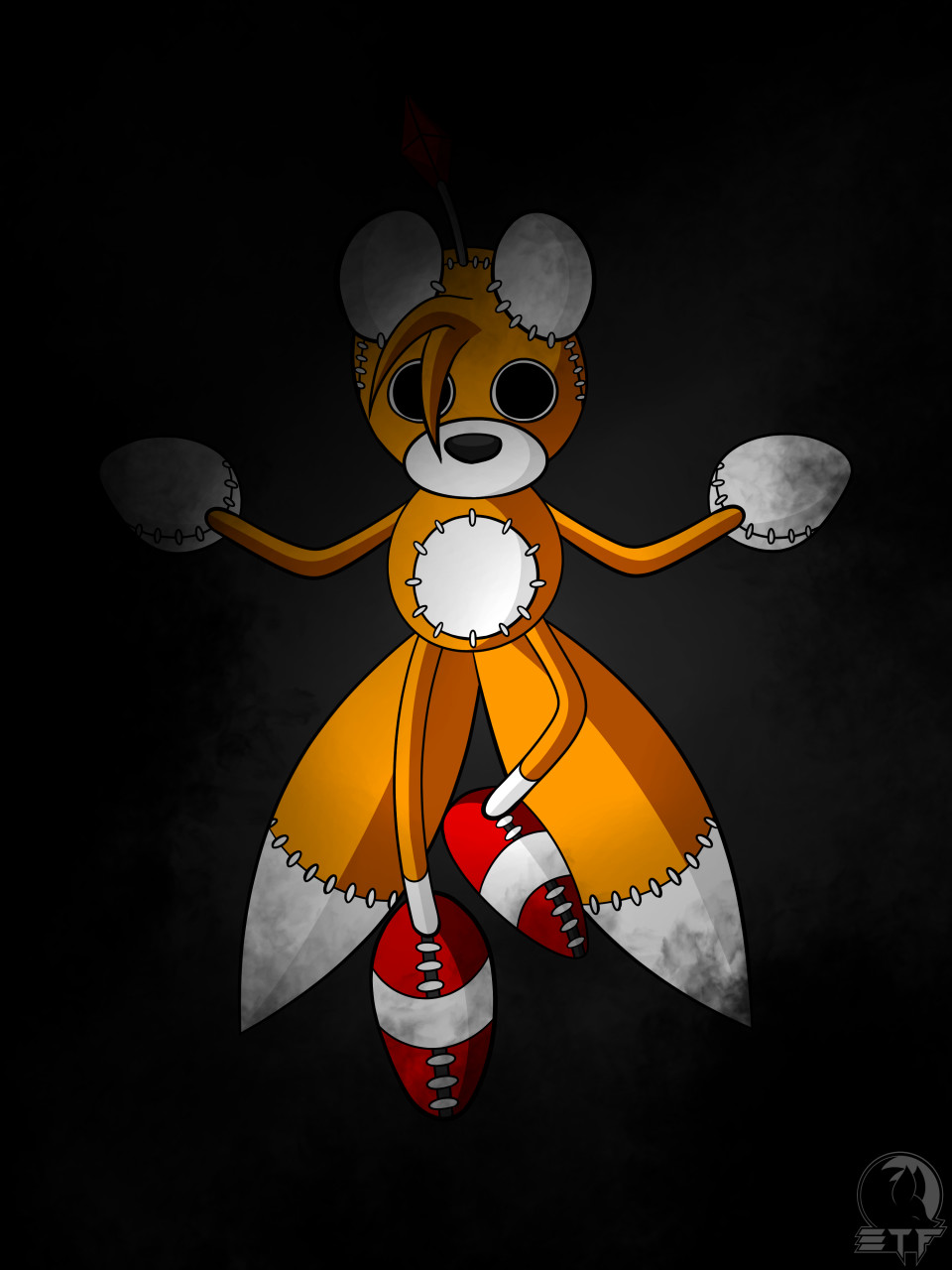 Fan Art] Tails Doll, the forgotten. by Epsilon-The-Fox -- Fur Affinity  [dot] net