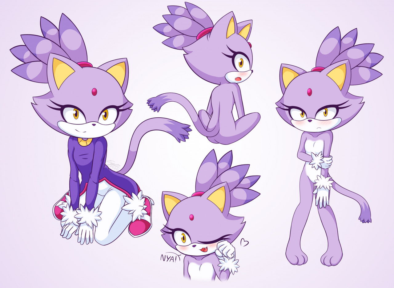 Blaze the cat thicc