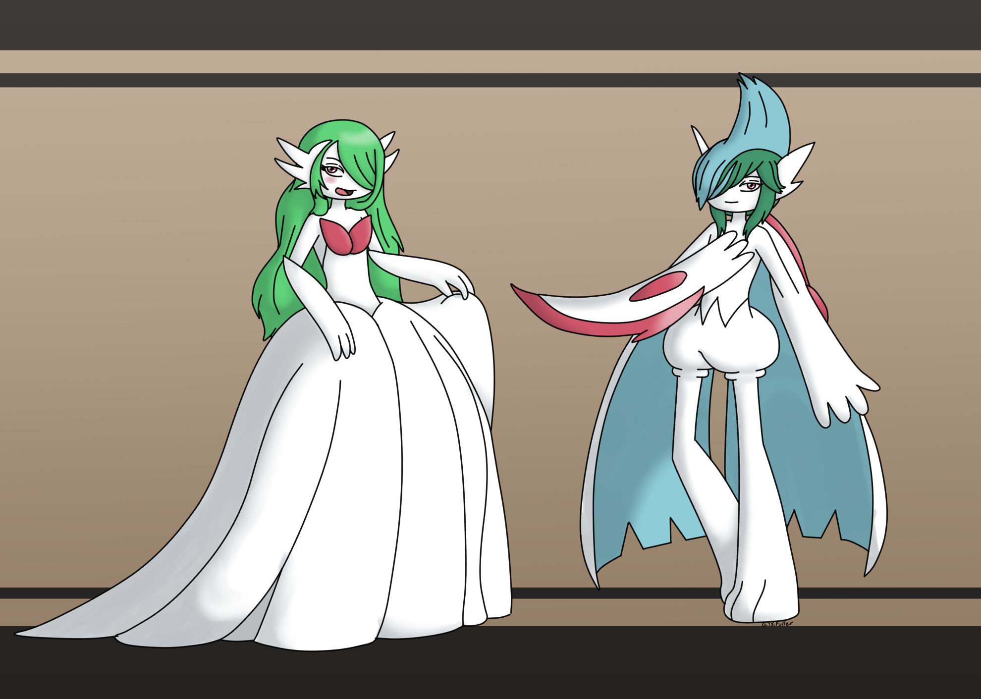 282 - The Embrace Pokemon - Mega Gardevoir — Weasyl