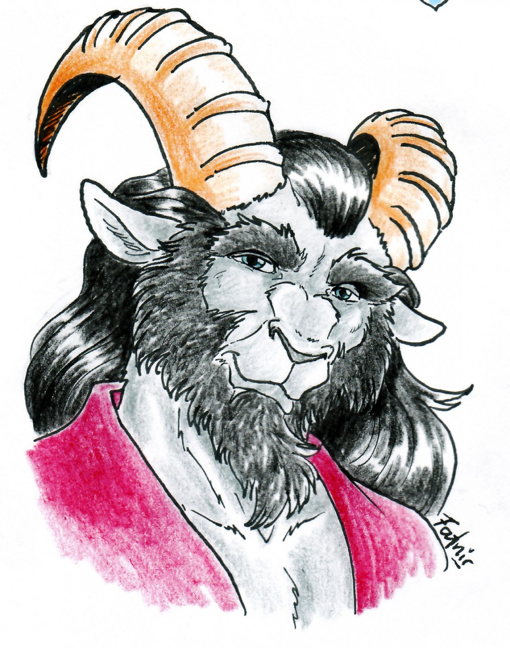 character concept goat anthro by eternal.knot -- Fur Affinity [dot] net
