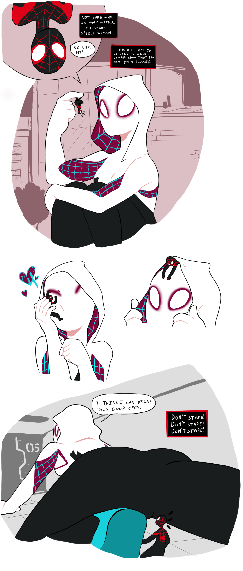 Giantess spider-gwen
