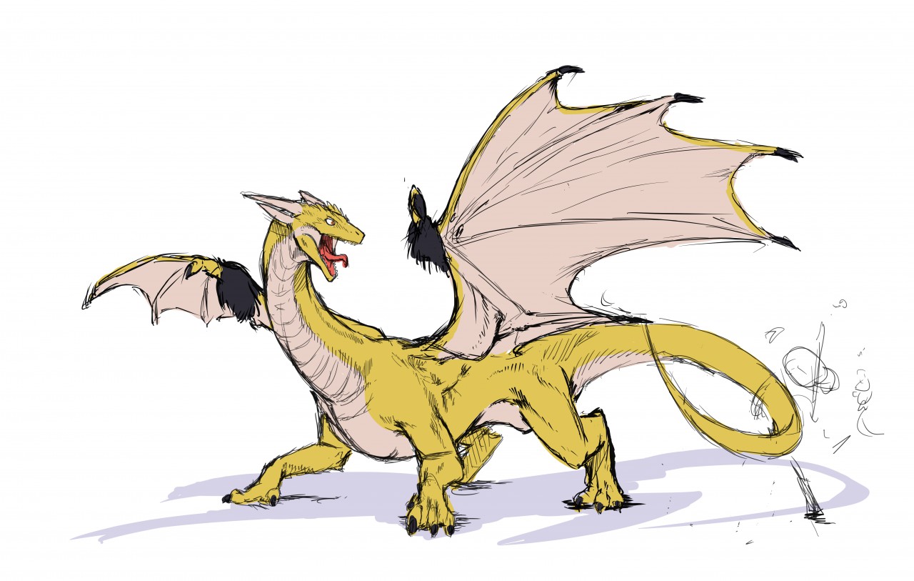 Ramahs dragon without armor by Etheross -- Fur Affinity [dot] net