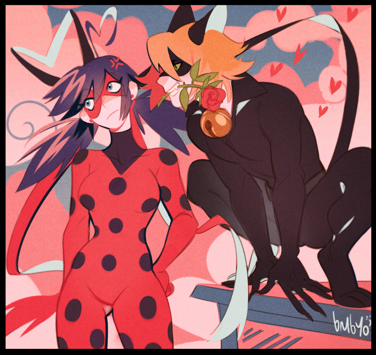 Ladybug et Chat Noir by eustasss -- Fur Affinity [dot] net