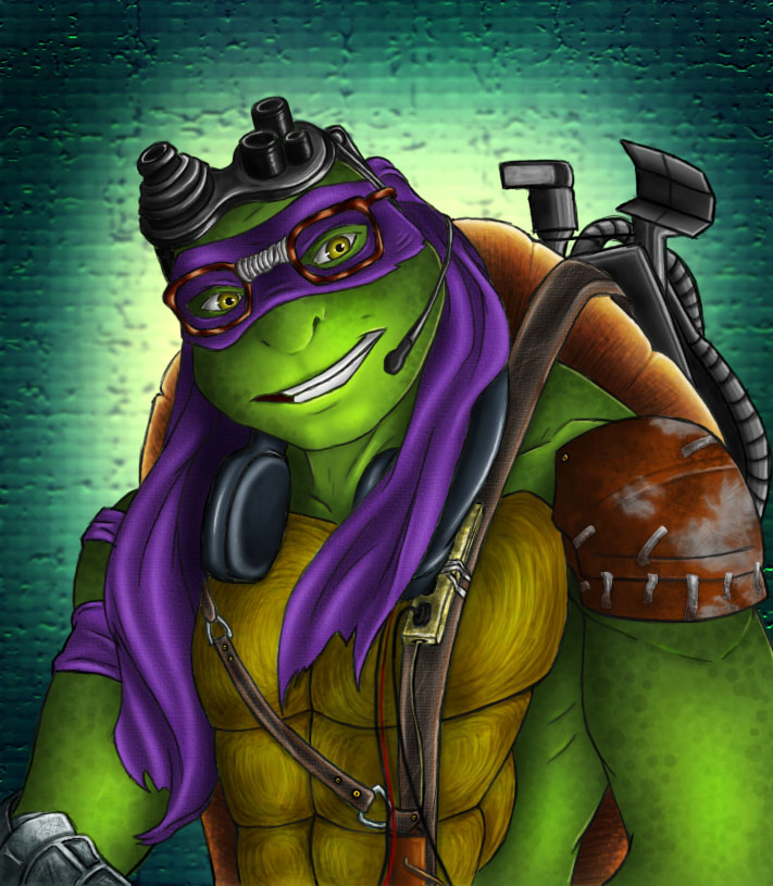 Donatello does machines [fan art by me] : r/TMNT