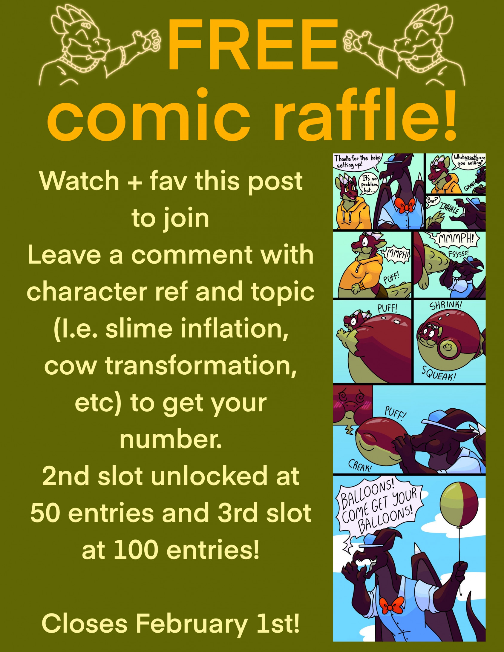 400 watcher free comic raffle! (CLOSED)