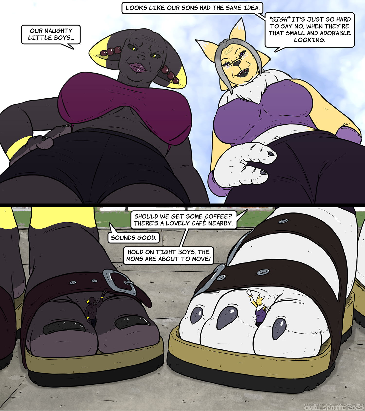 The Giantess in All Her Glory: Sensual Macro Comics Just for You