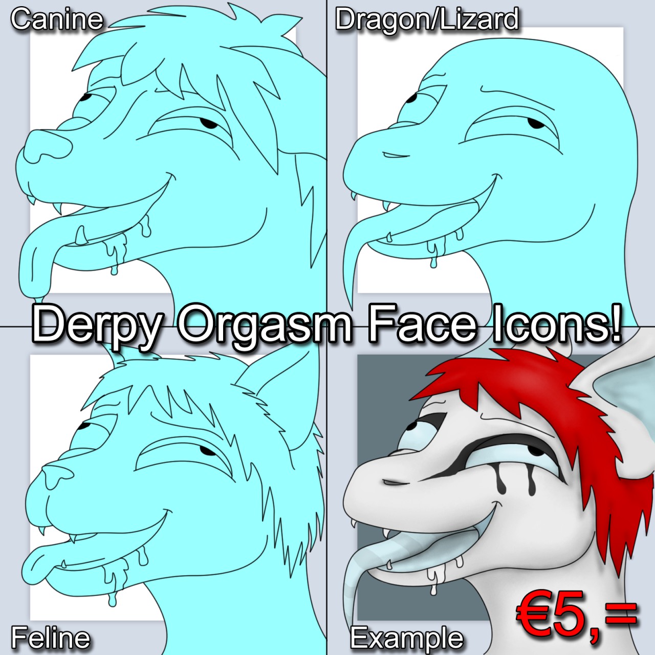 Derpy Orgasm Face Icons! by EvilDraggie -- Fur Affinity [dot] net