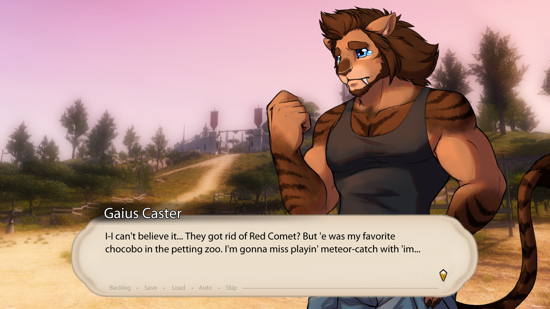 FFXIV - Dating Sim Screen 3 by Evion -- Fur Affinity [dot] net