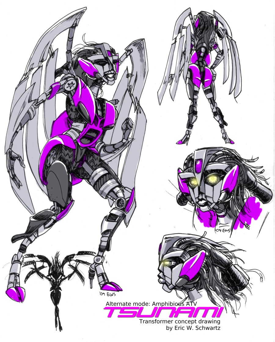 transformers concept art drawings