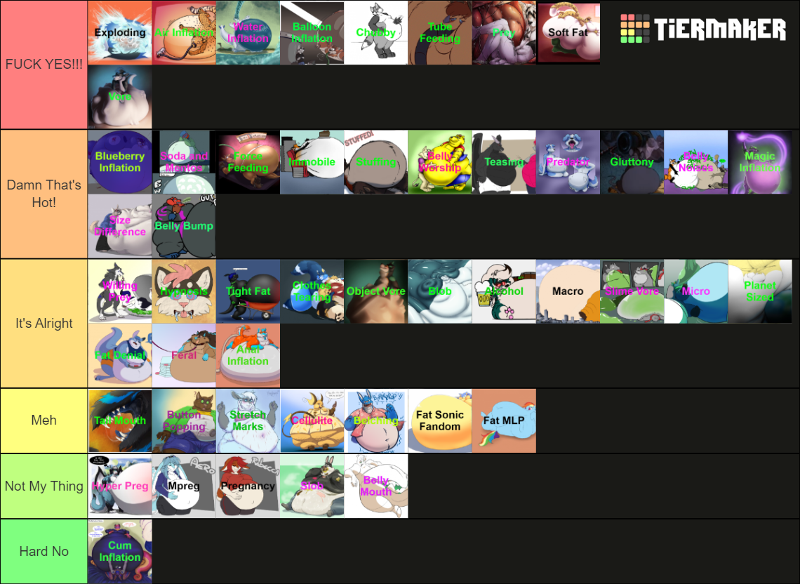 ANOTHER TIER LIST