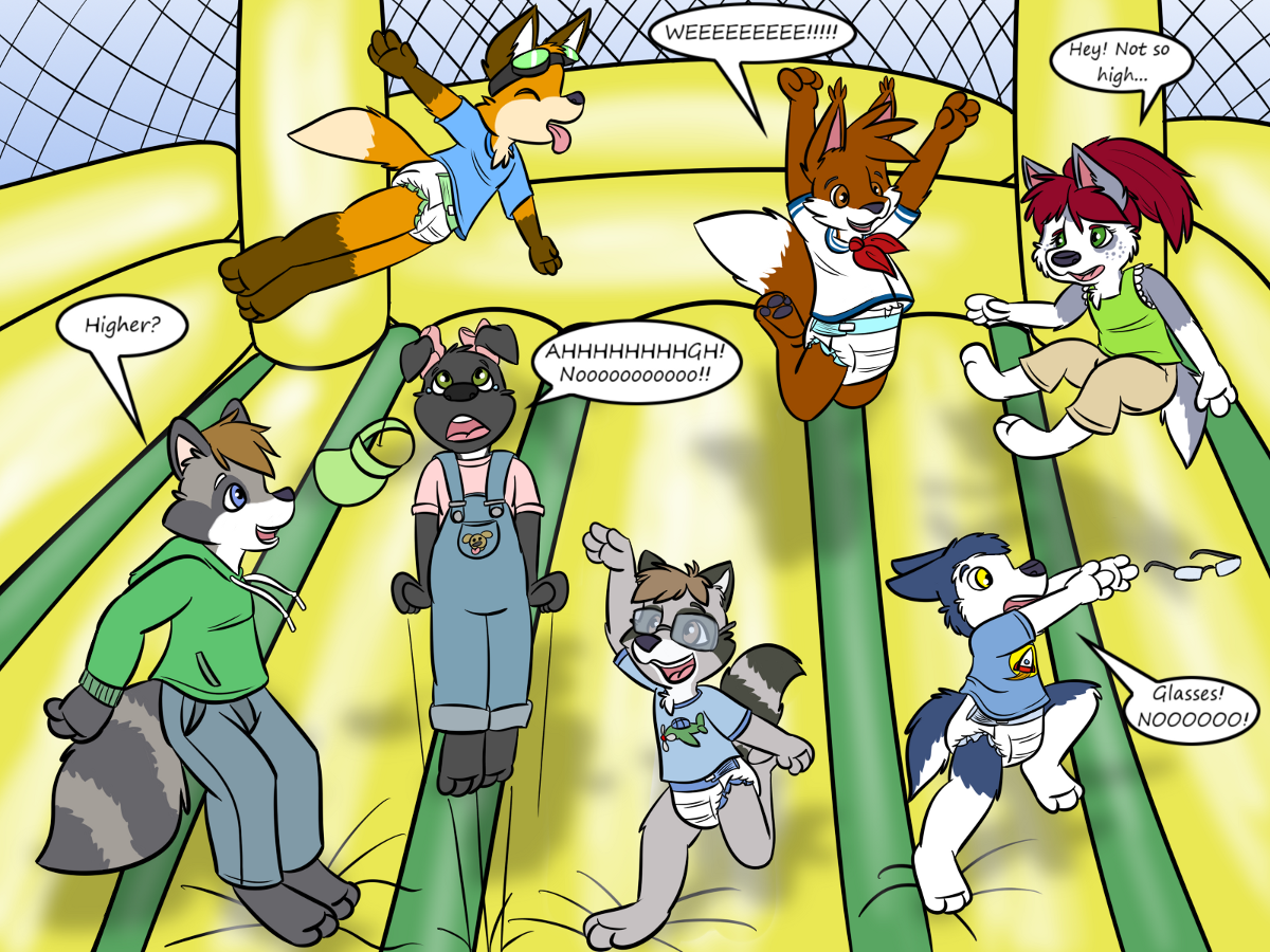 Bouncey Castle Cubs by ExplorerPonce -- Fur Affinity [dot] net