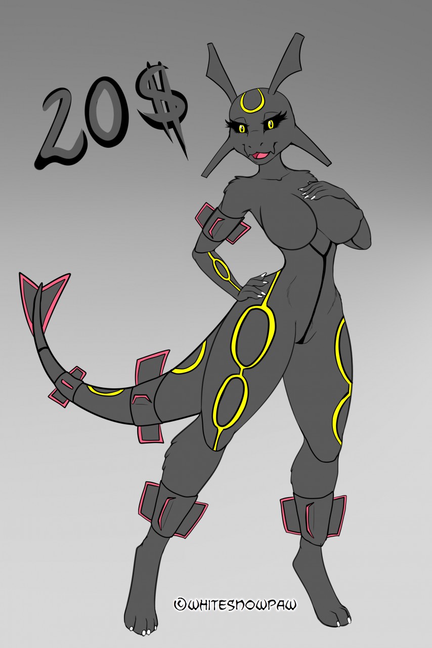 ADOPT CLOSED - Hisui Rayquaza shiny by maralmok -- Fur Affinity