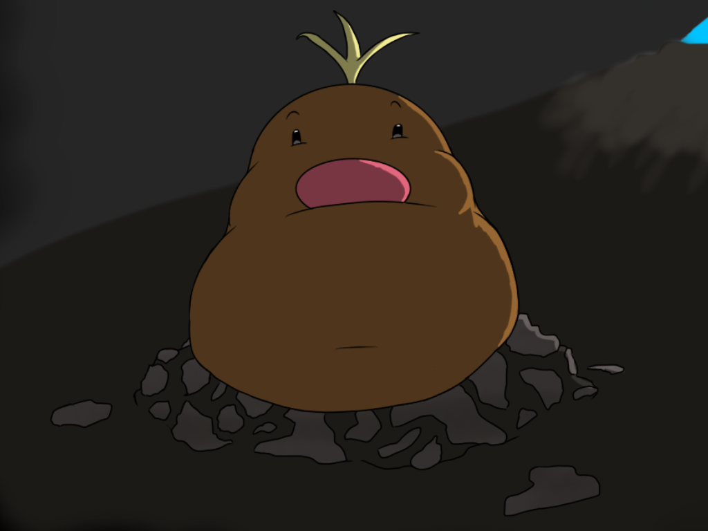 Alolan Diglett But Fat By Eyeoflucario Fur Affinity Dot Net