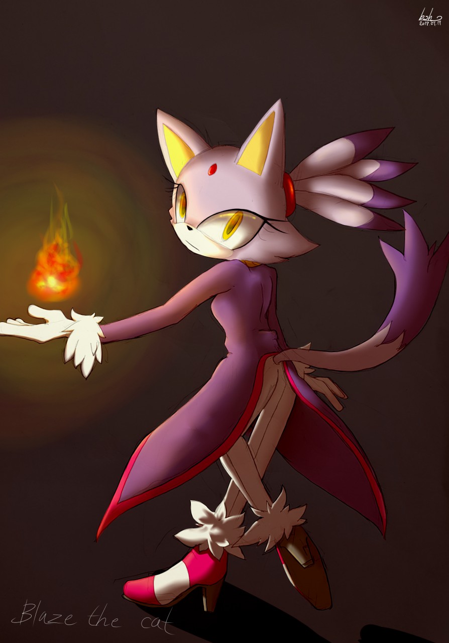 Blaze the cat by Ezest -- Fur Affinity [dot] net