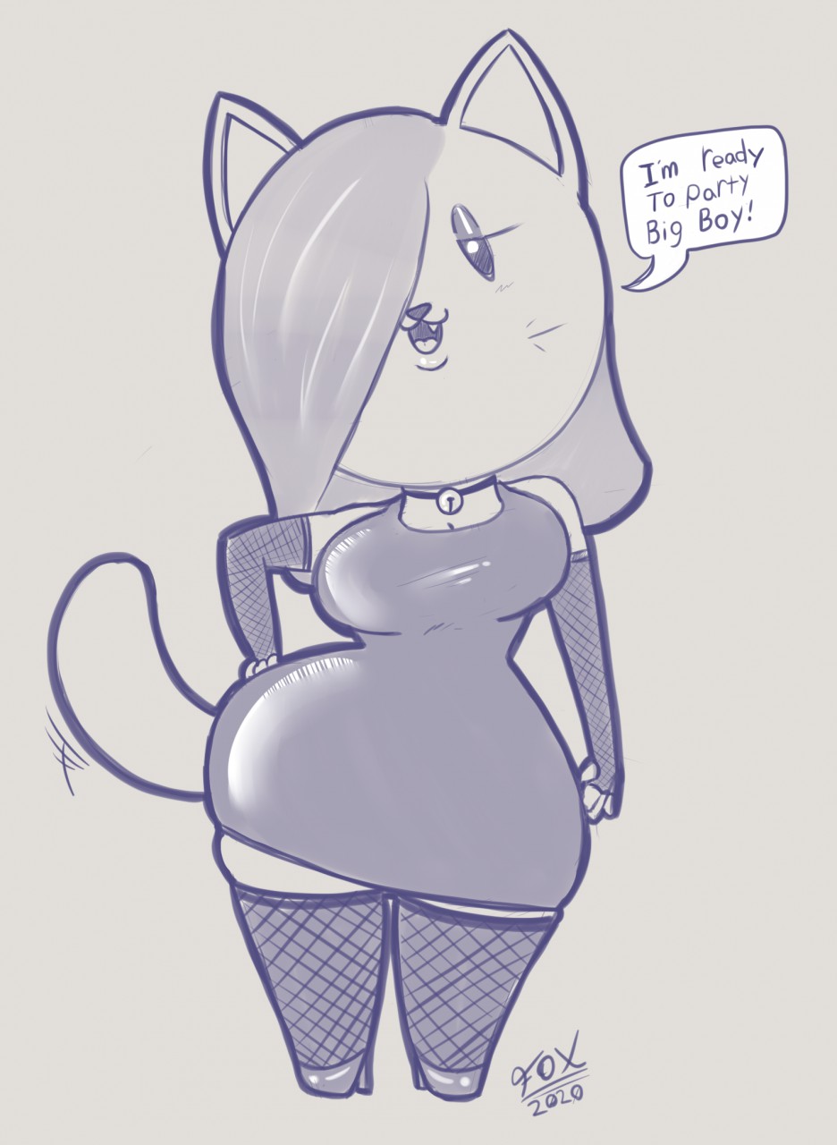 Thicc cat girls