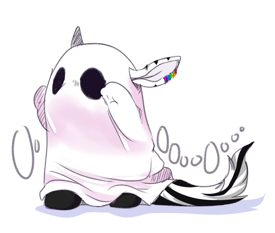 Chibi Ghost (by feve) by f1r3w4rr10r -- Fur Affinity [dot] net