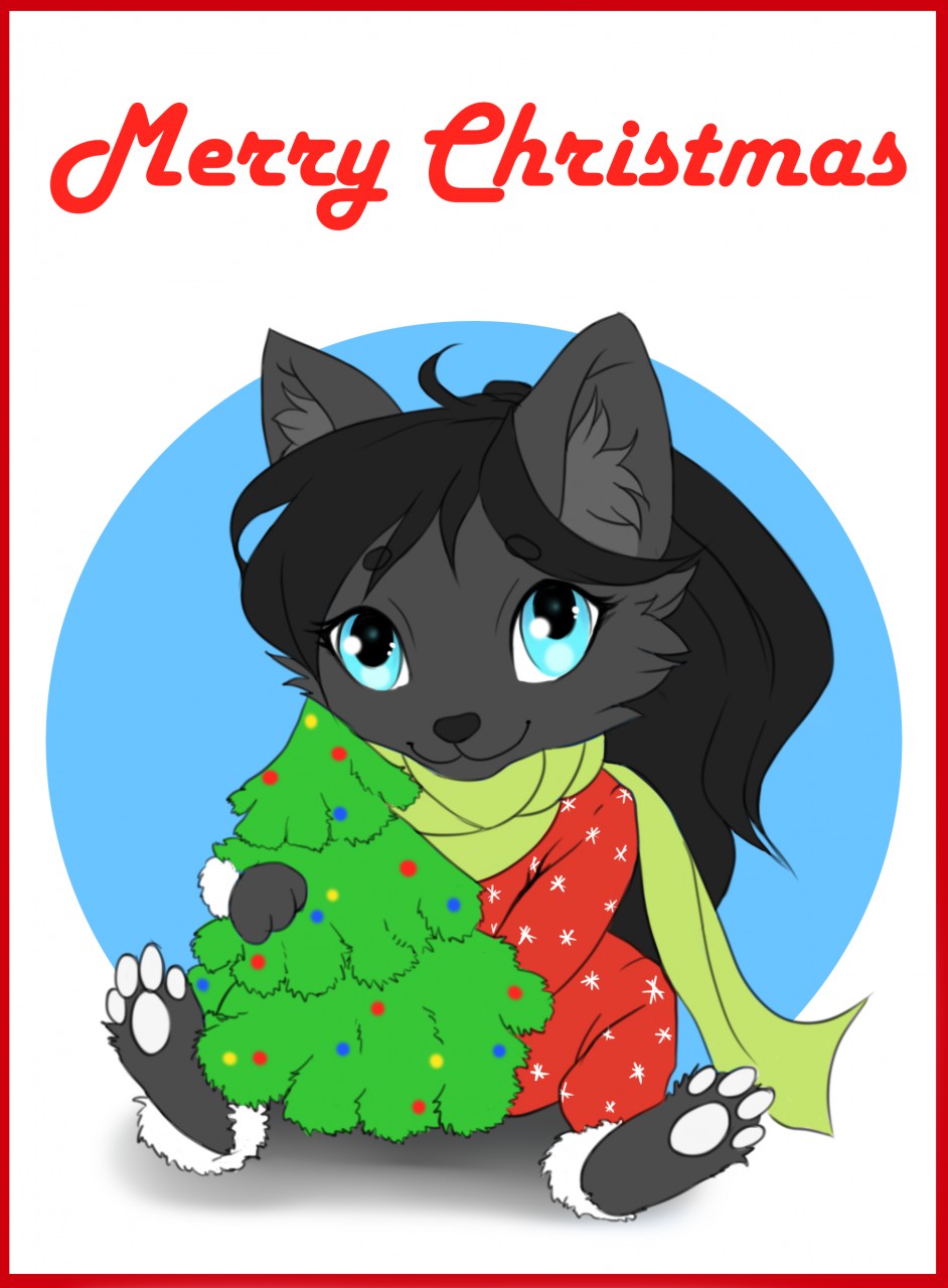 Chibi Lora Christmas Edition by Faal Corum Fur Affinity dot net