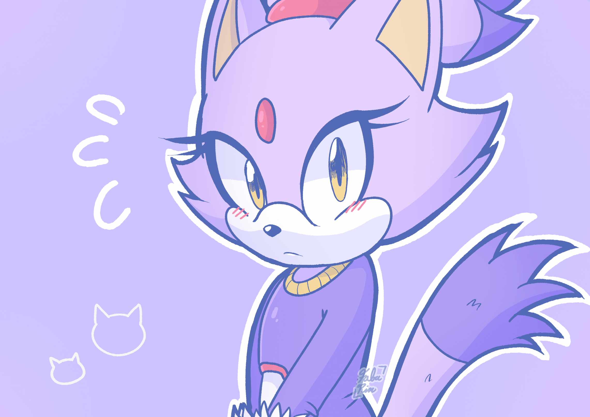 Blaze the Cat by Faburin -- Fur Affinity [dot] net