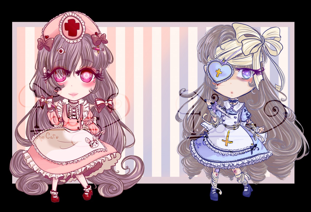 Menhera Nurse kei Adopt Auction ❤OPEN❤ by fabzthecat -- Fur