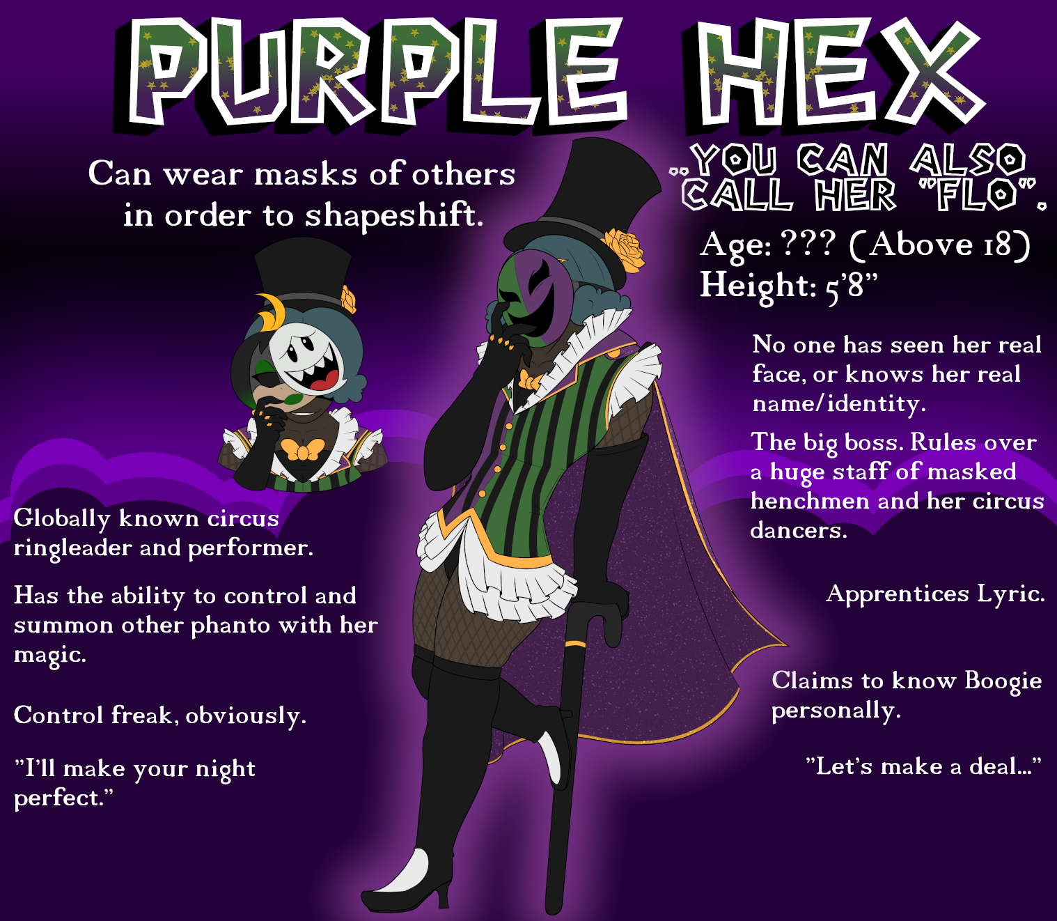 Purple Hex. by Fadebax -- Fur Affinity [dot] net