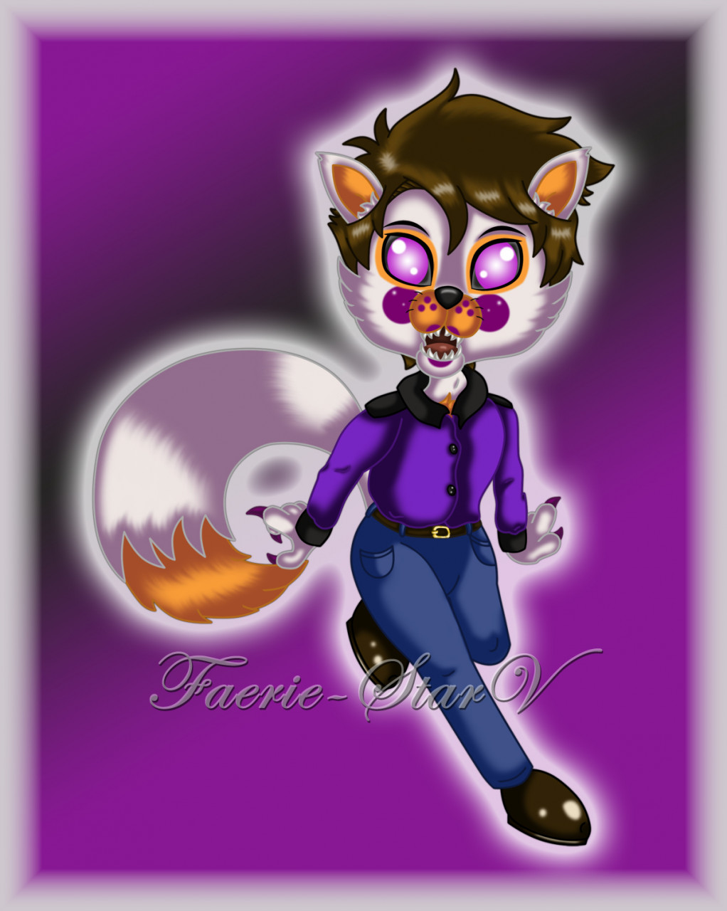 Lolbit fox furry cute art cartoon