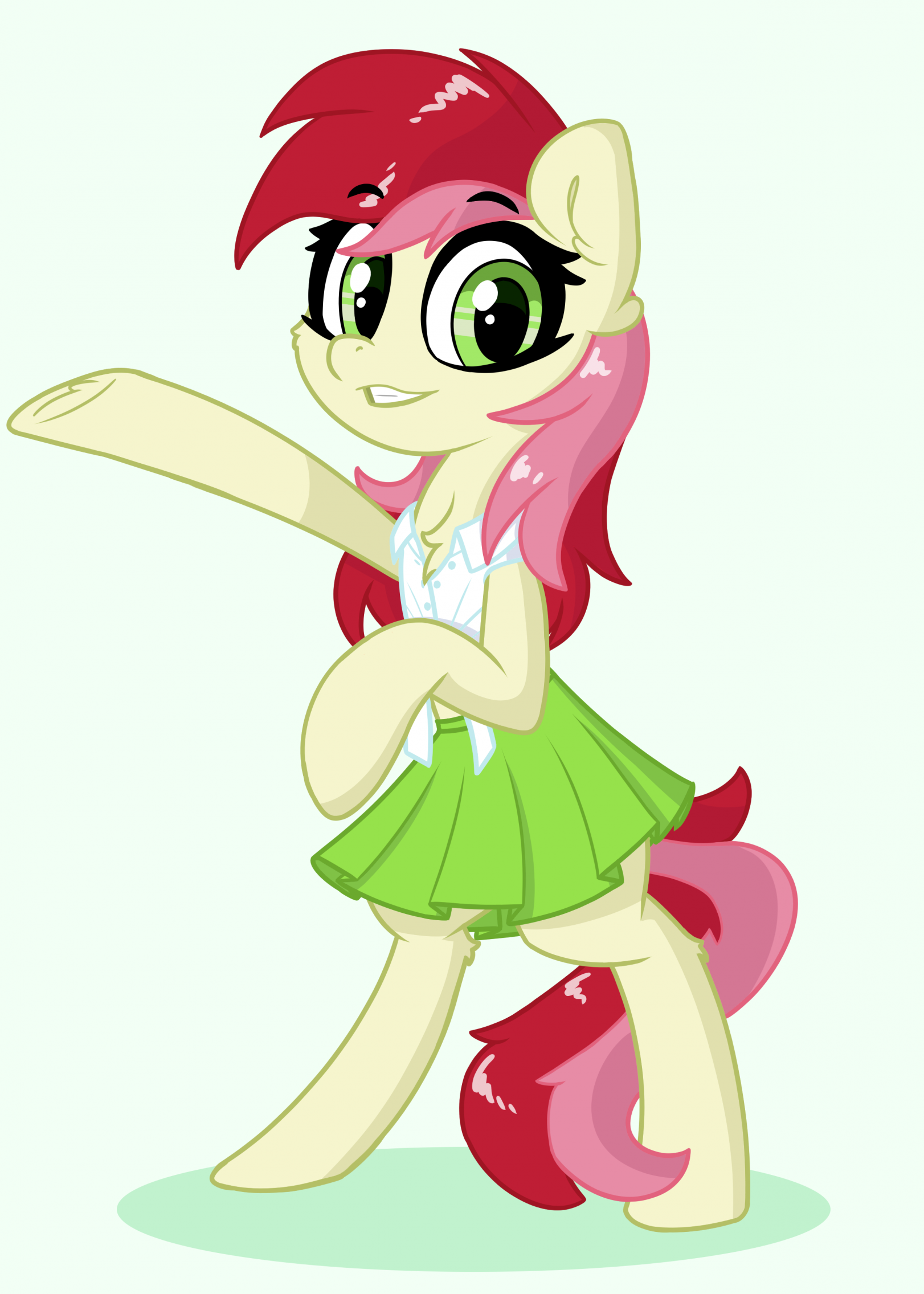 Bipedal Roseluck by FakkaJohan -- Fur Affinity [dot] net