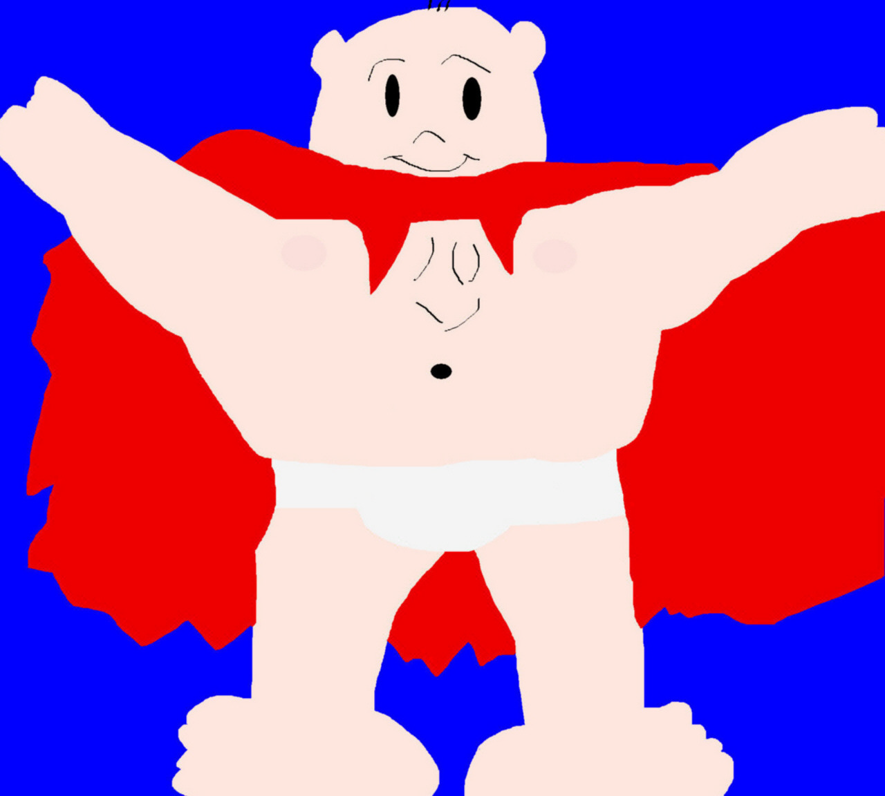How to draw the Captain Underpants logo using MS Paint