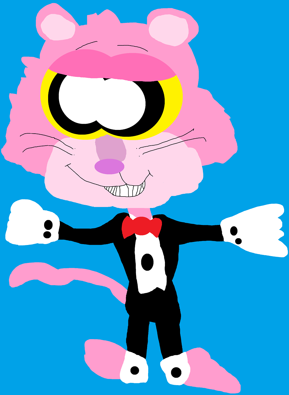 Pink Panther Working Out 1 (The Pink Panther, Fanart) by Lobogriff -- Fur  Affinity [dot] net