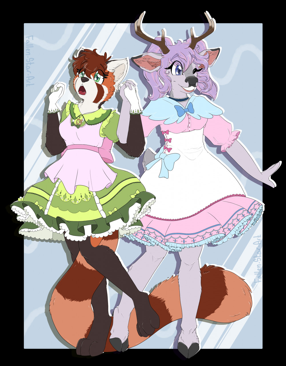 Ruffles and Bows by Fallen-Star-Art -- Fur Affinity [dot] net