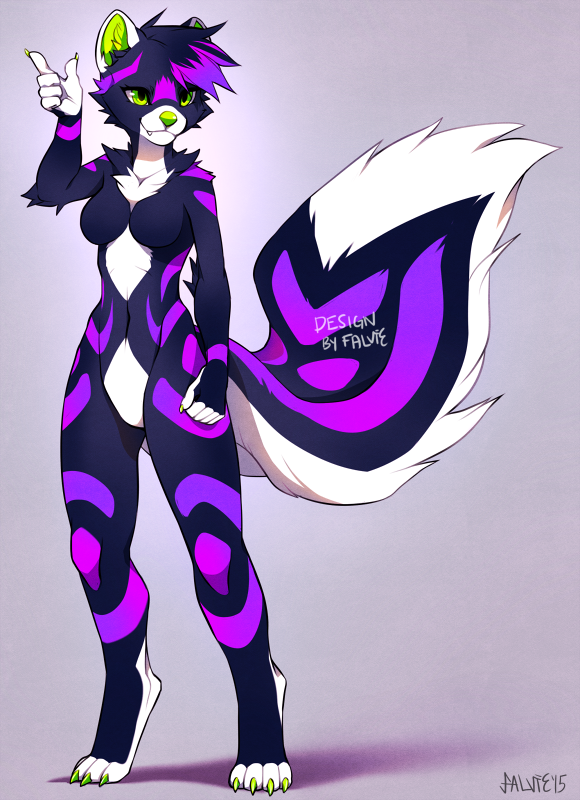 Spotted Skunk Girl - Design Adopt - Closed. 