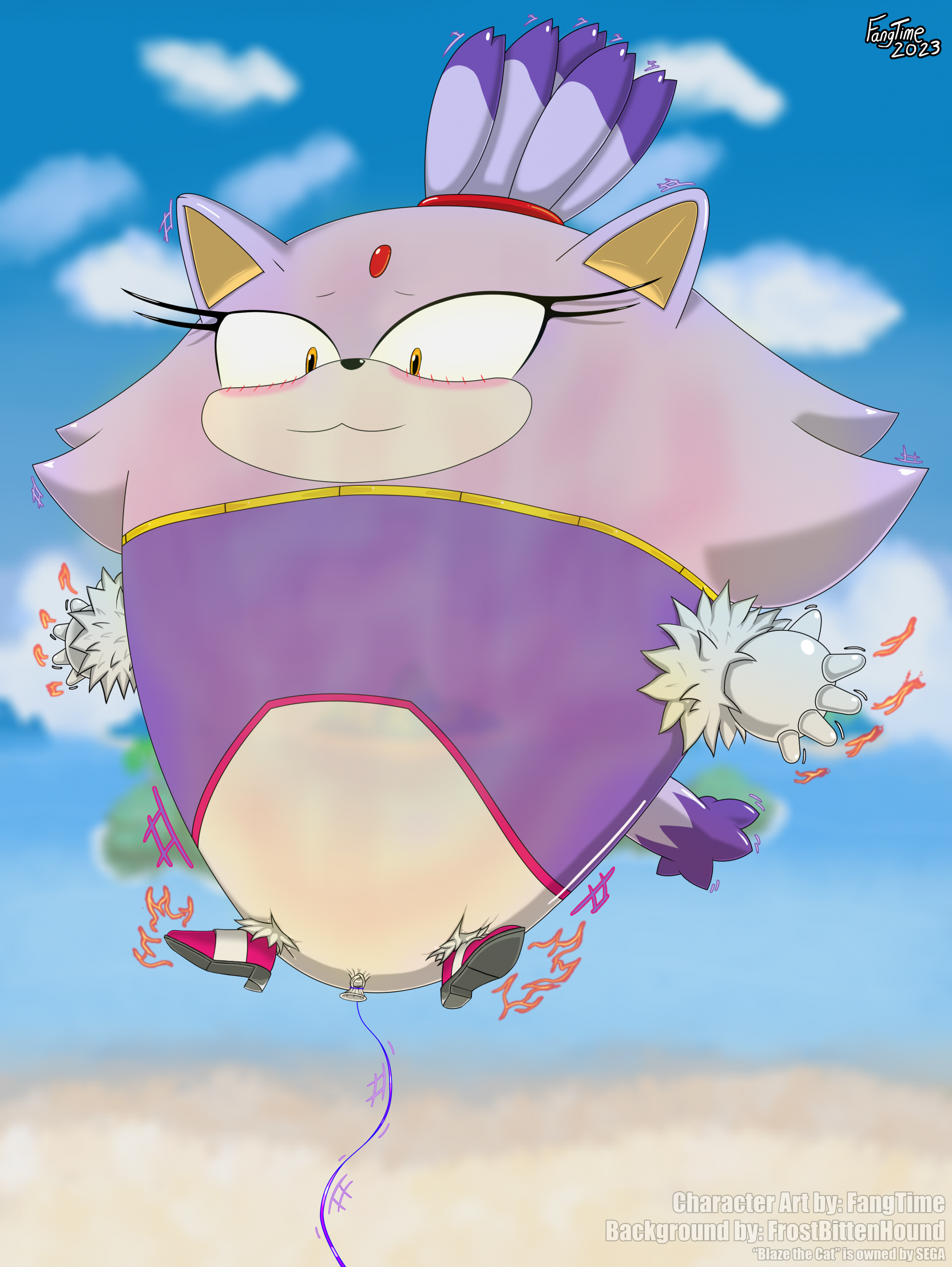 Commission - Blaze, Hot Air Balloon TF by FangTime -- Fur Affinity [dot] net