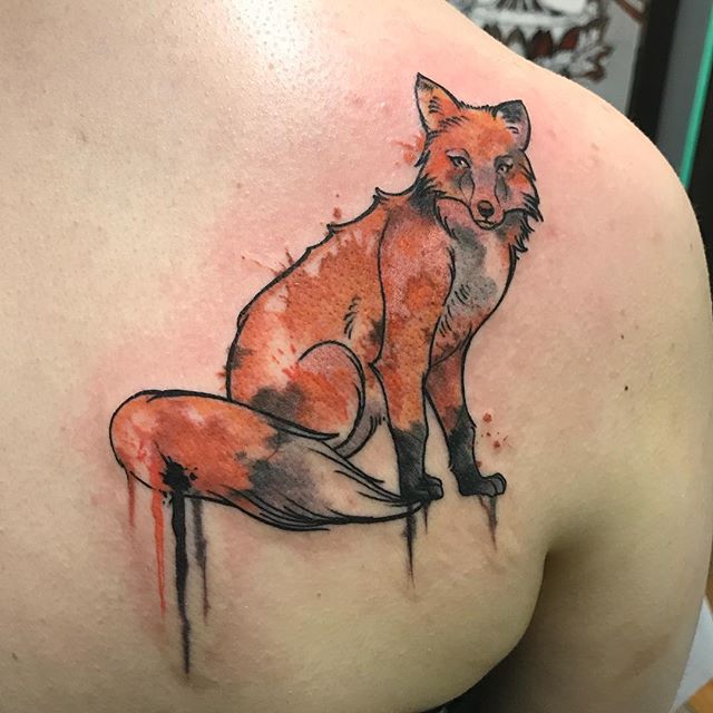 Aggregate 76 watercolor fox tattoo super hot  thtantai2
