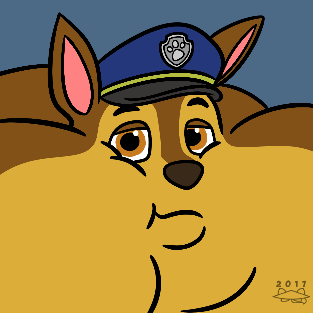 PAW Patrol - Chase by SolarBoyAaron -- Fur Affinity [dot] net