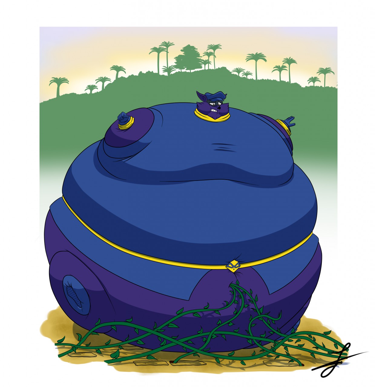 Slug Blueberry Inflation 3 — Weasyl