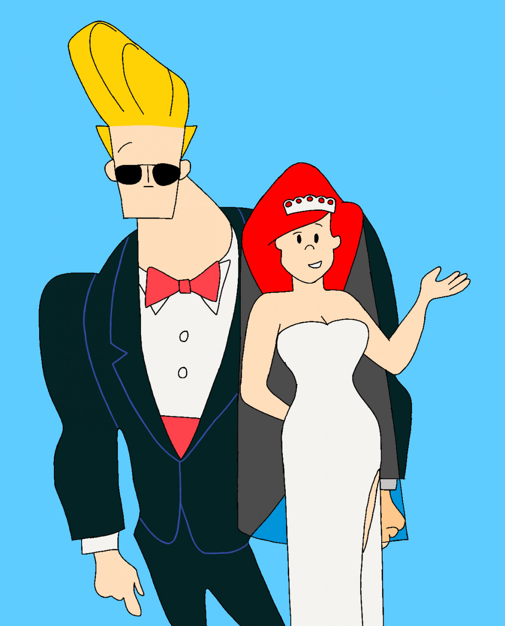 The Wedding of Johnny Bravo and Mary by FaunaFox1 -- Fur Affinity
