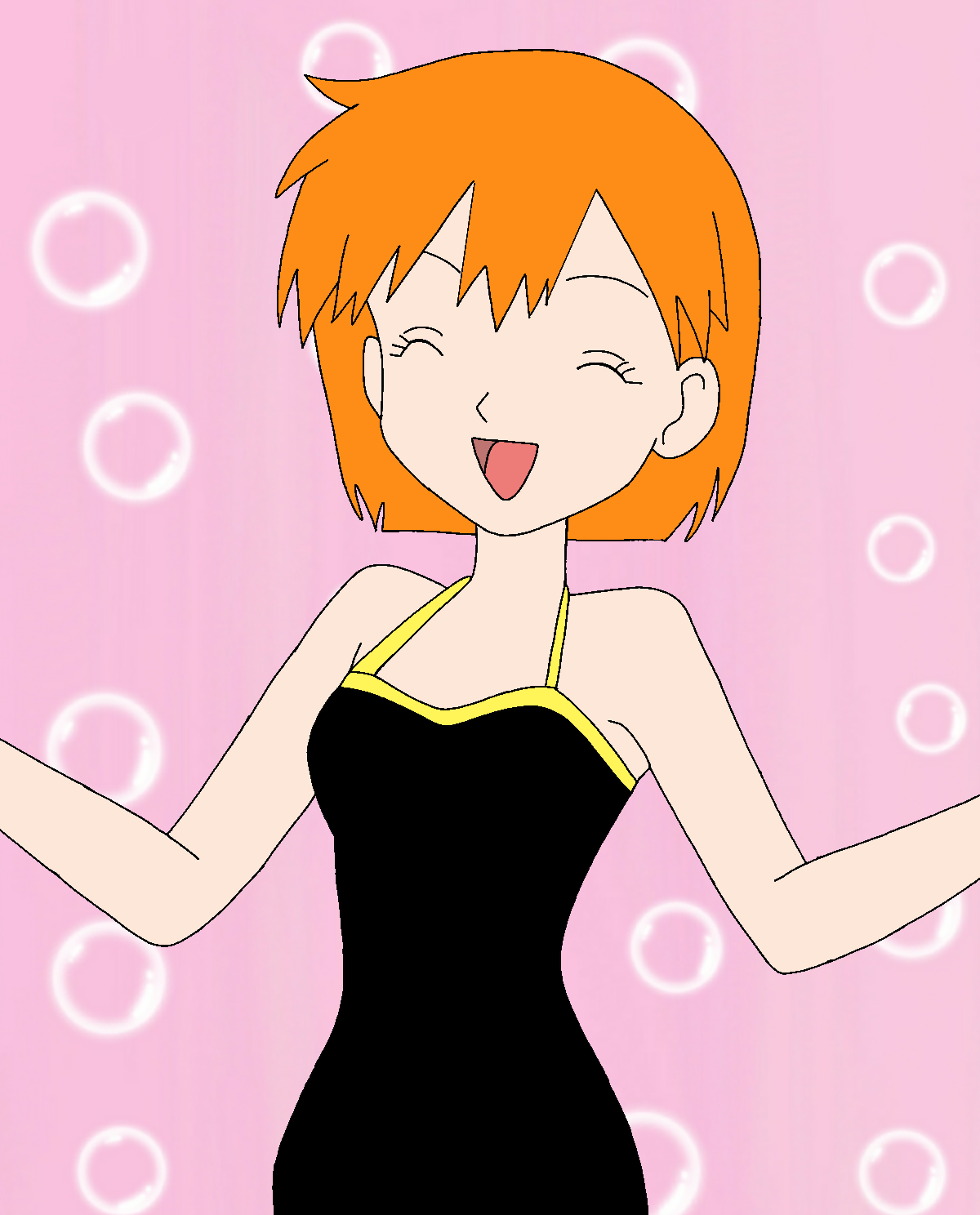 Pokemon: Misty in a Cocktail Dress 2 by FaunaFox1 -- Fur Affinity [dot] net