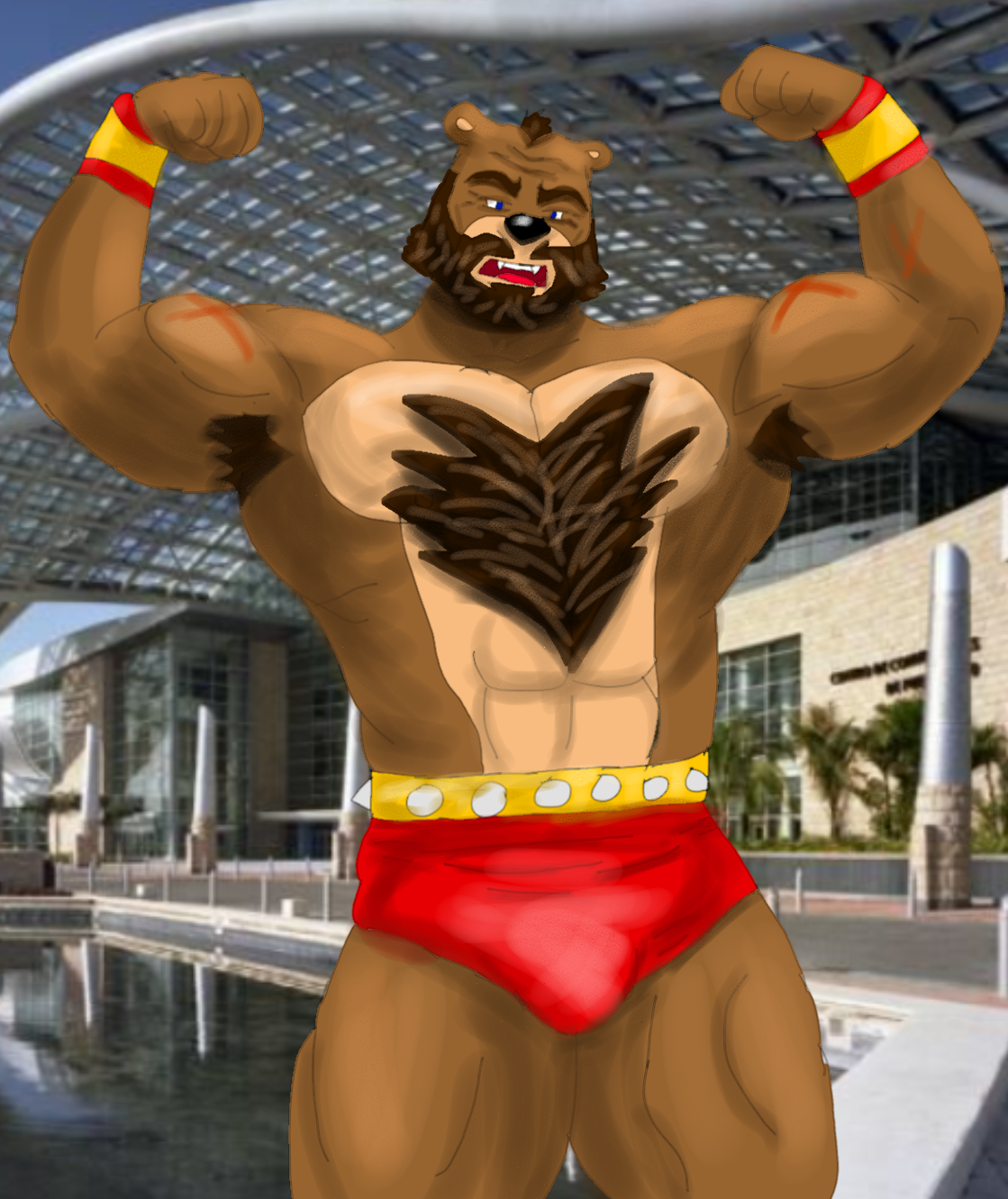 Zangief Cosplay by Fazerblast Fur Affinity dot net