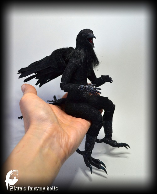 Art BJD Furry Crow