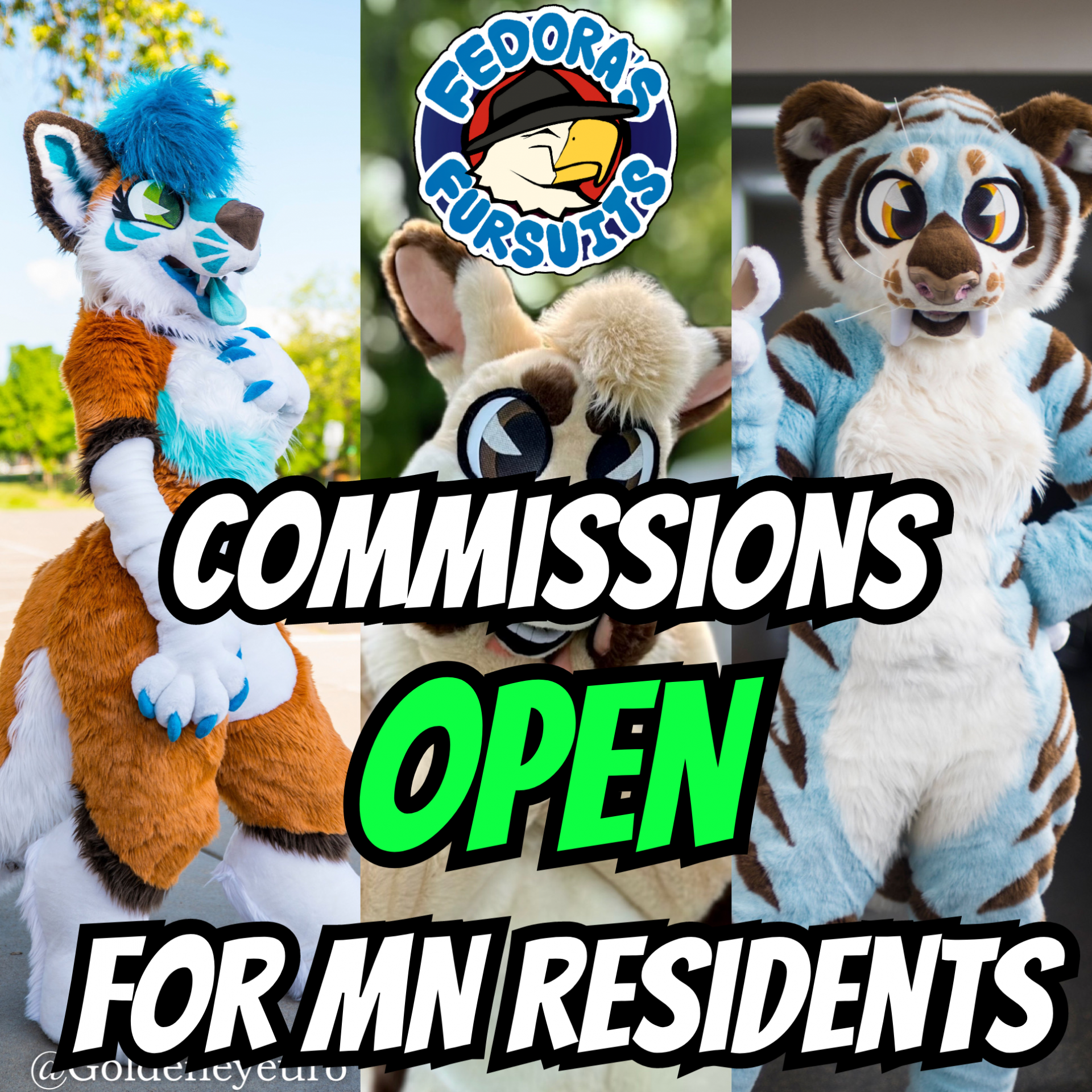 OPEN for fursuit commissions in Minnesota! by FedoraFursuits -- Fur  Affinity [dot] net